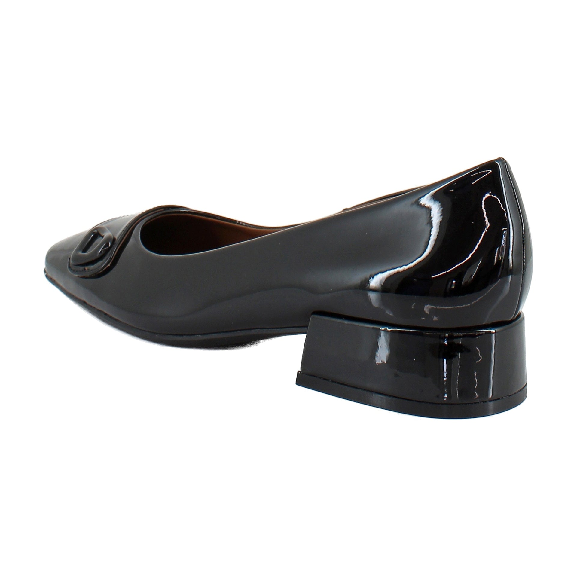 Black Patent Faux Leather
