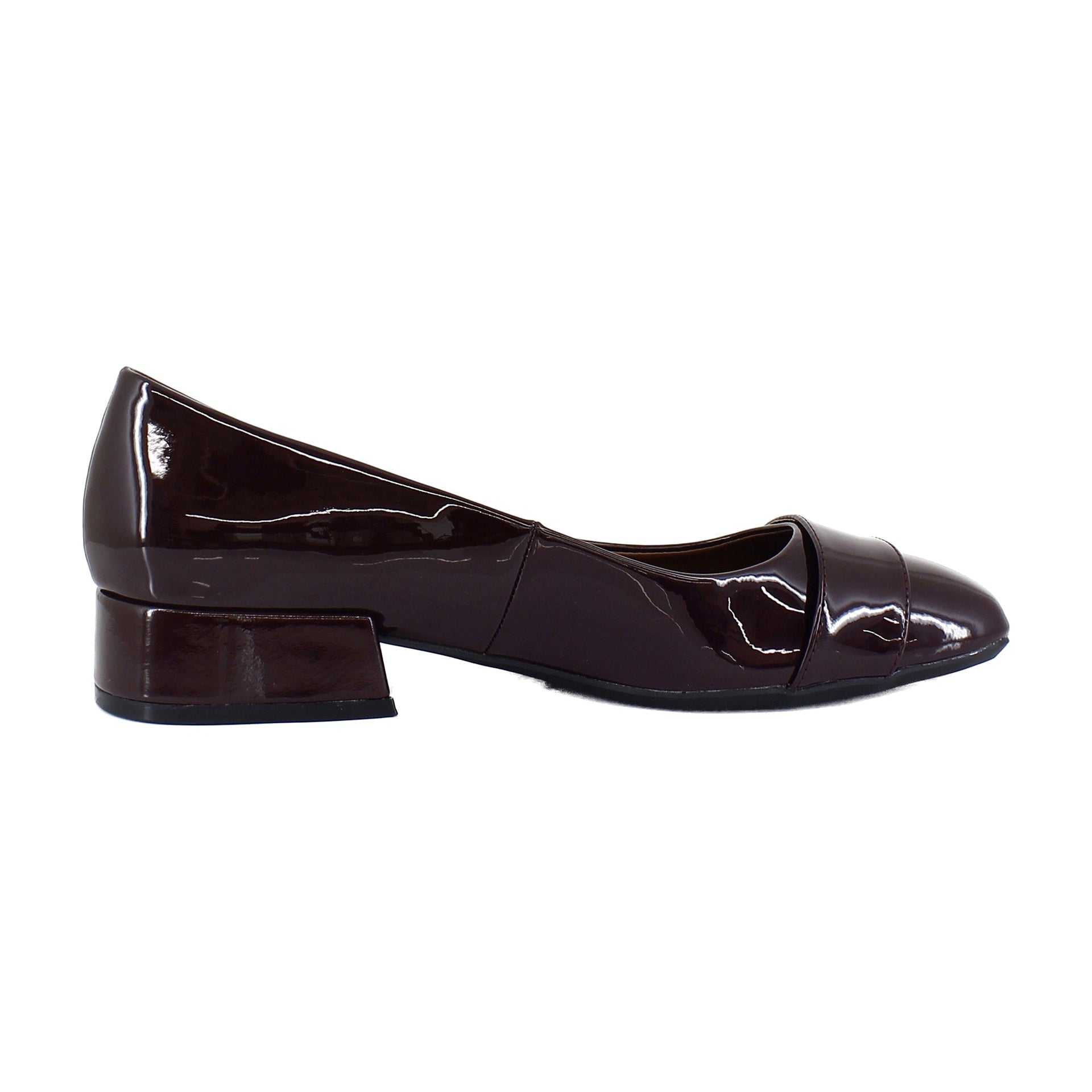Merlot Patent Faux Leather