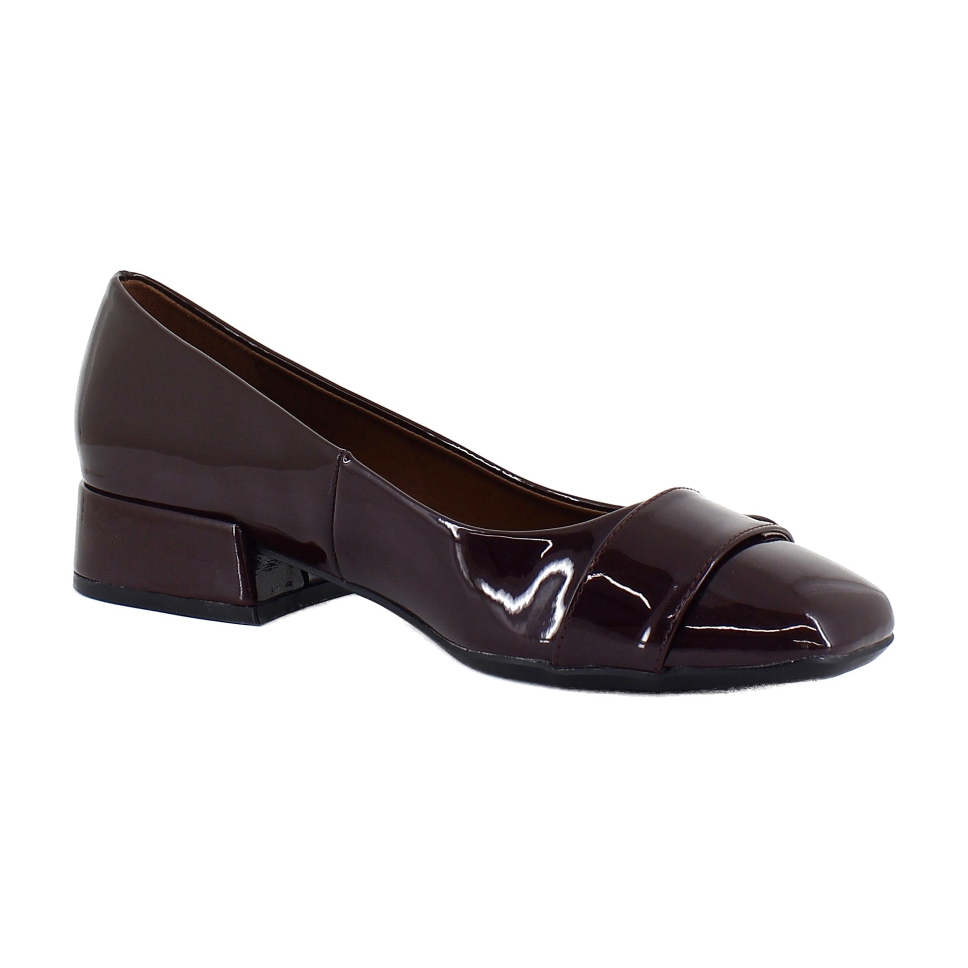 Merlot Patent Faux Leather