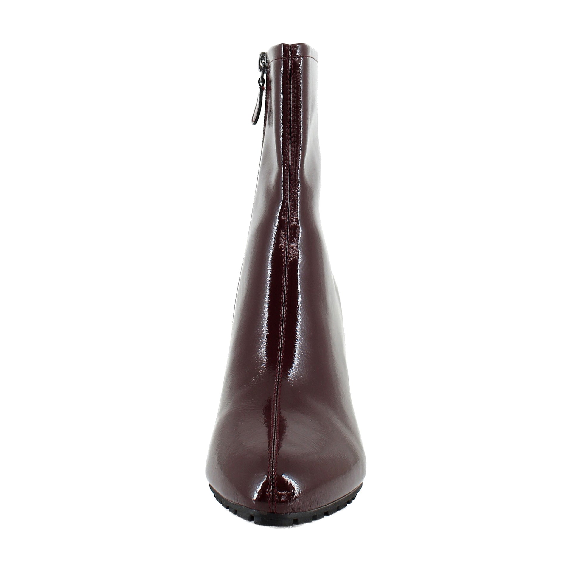 Merlot Crinkle Patent Faux Leather
