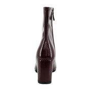 Merlot Crinkle Patent Faux Leather