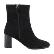 Black Stretch Faux Suede