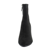 Black Stretch Faux Suede