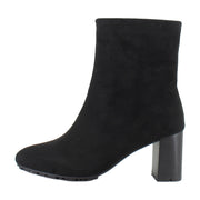 Black Stretch Faux Suede