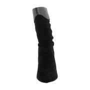 Black Suede/Soft Nappa Leather