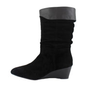 Black Suede/Soft Nappa Leather
