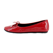 Racing Red Patent Faux Leather