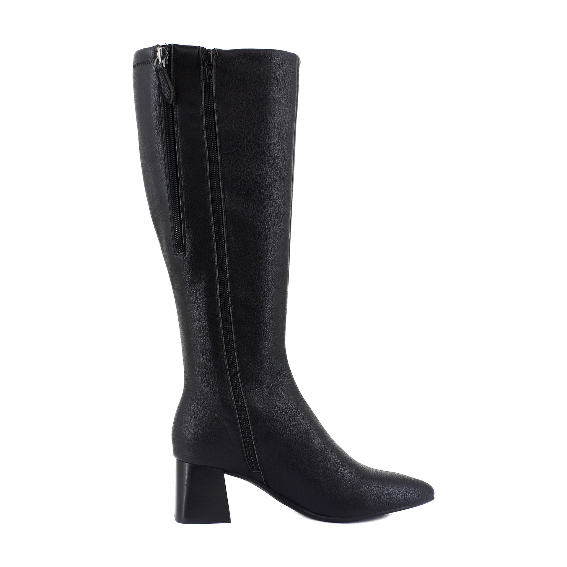 Black Pebble Faux Leather