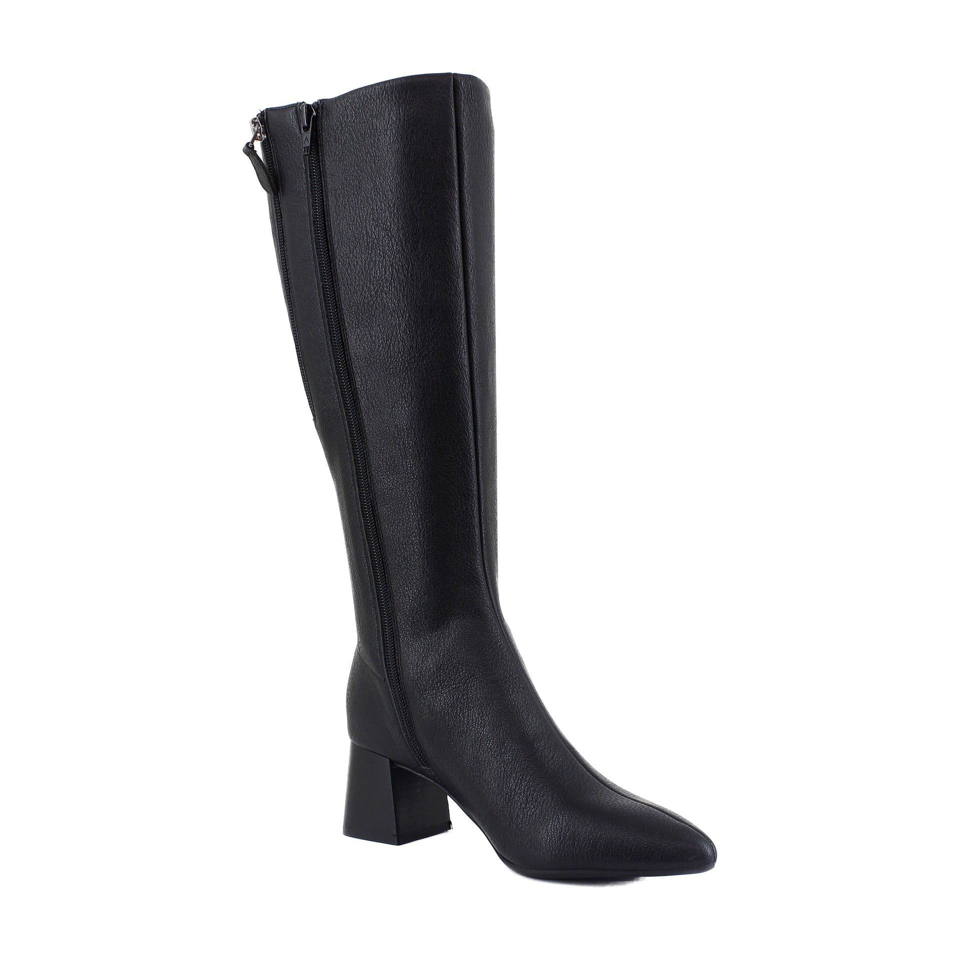 Black Pebble Faux Leather
