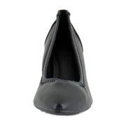 Black Stretch Faux Leather