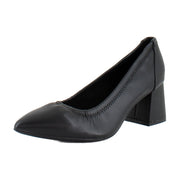 Black Stretch Faux Leather