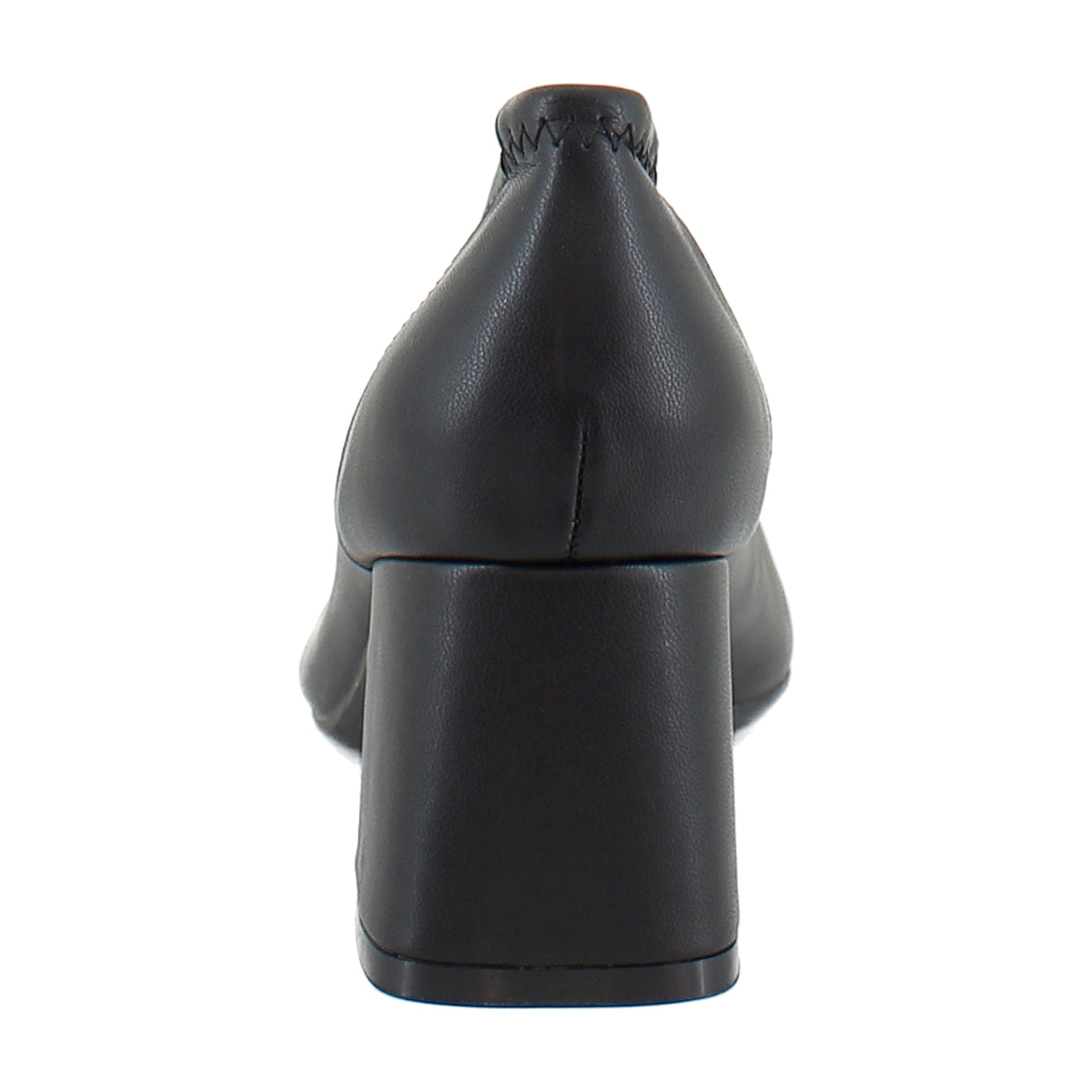 Black Stretch Faux Leather