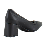 Black Stretch Faux Leather