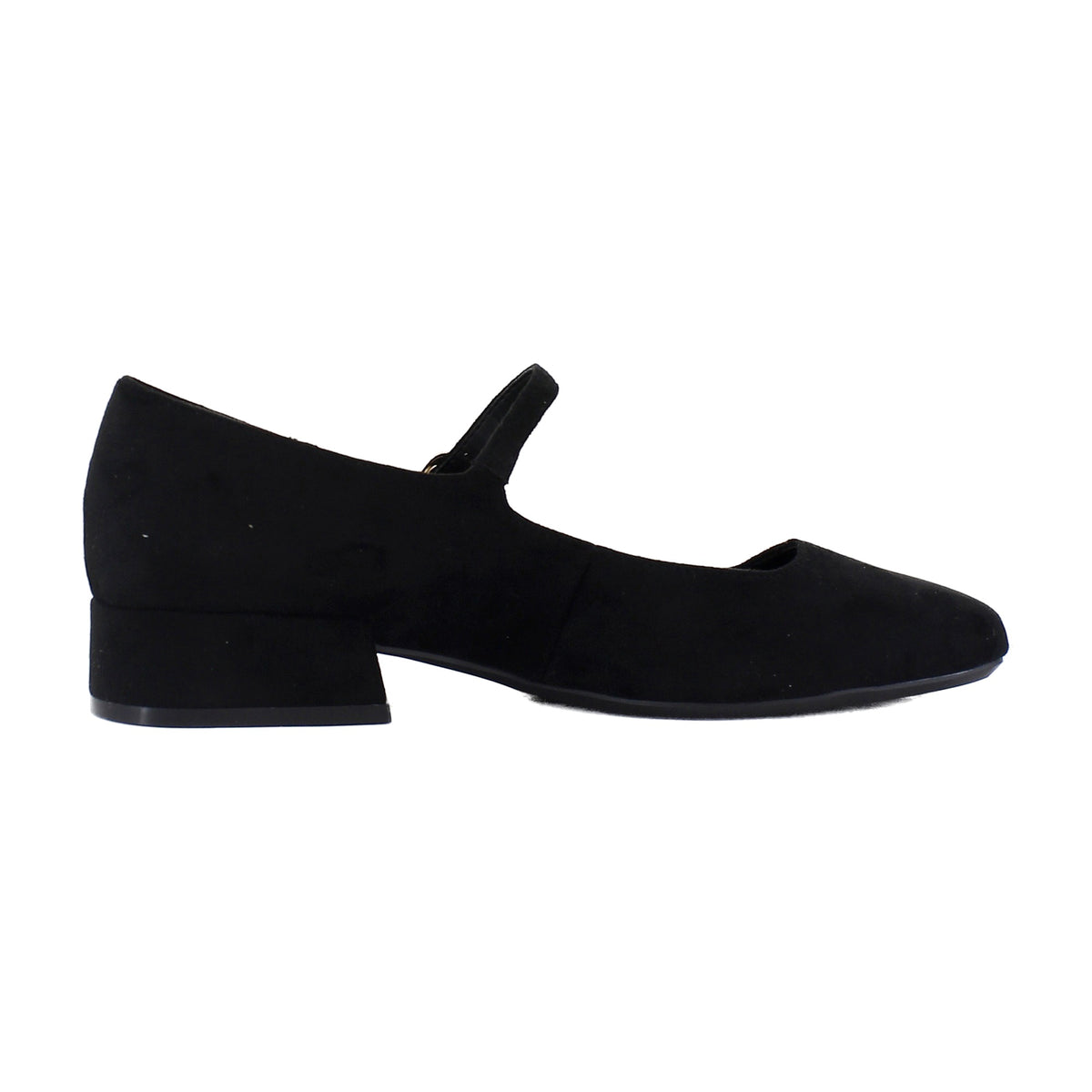 Black Faux Suede