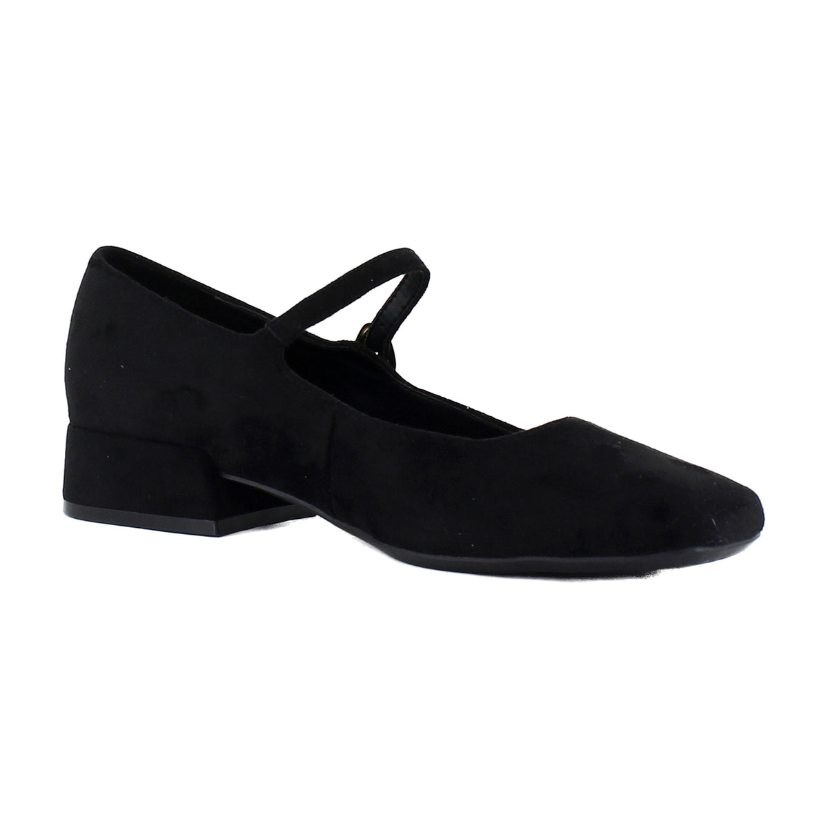 Black Faux Suede