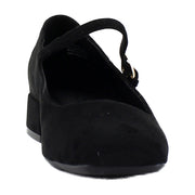 Black Faux Suede