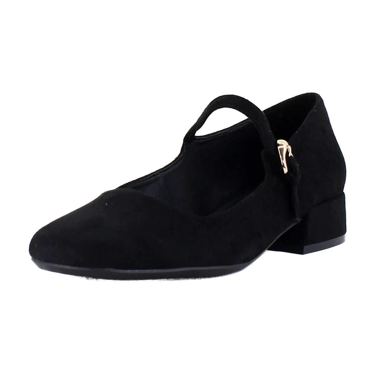 Black Faux Suede