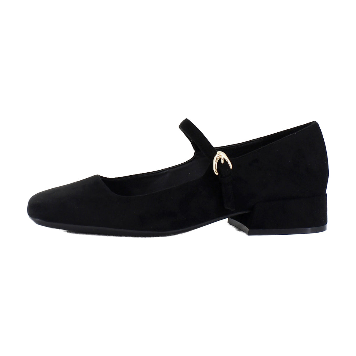 Black Faux Suede