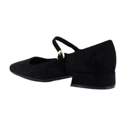 Black Faux Suede