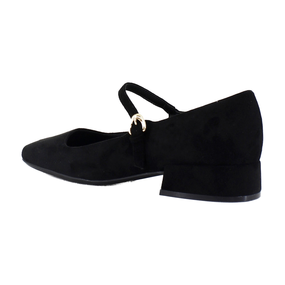Black Faux Suede
