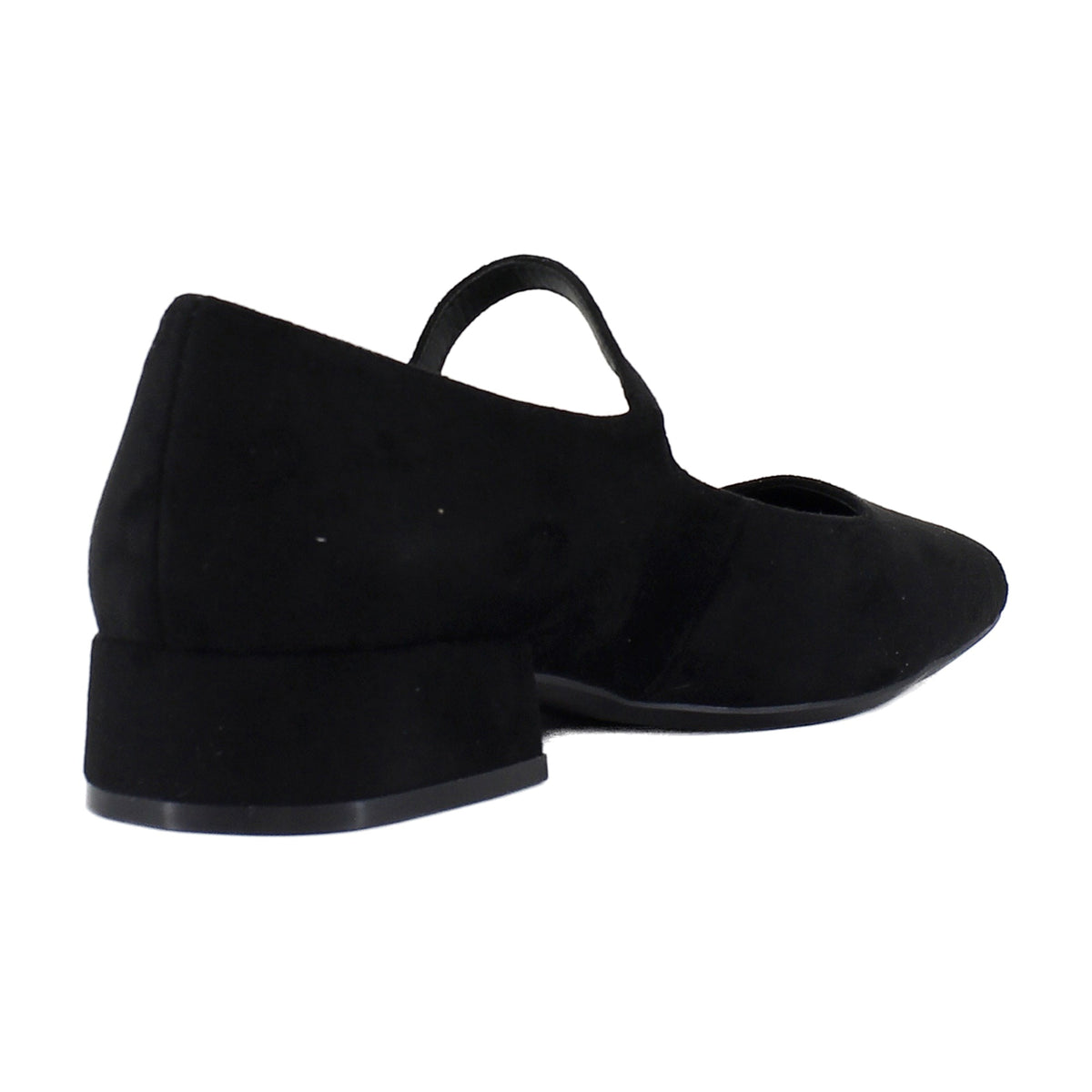 Black Faux Suede