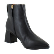 Black Faux Leather