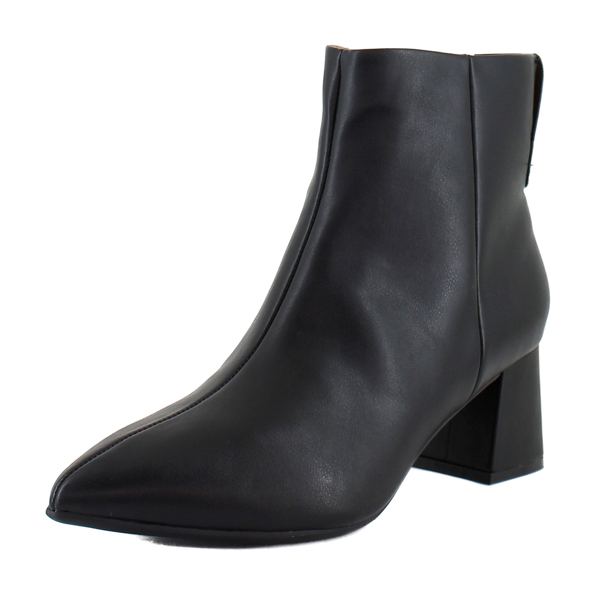 Black Faux Leather
