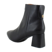 Black Faux Leather