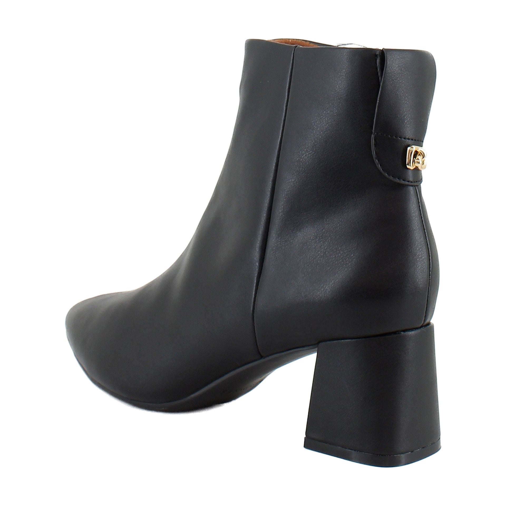 Black Faux Leather