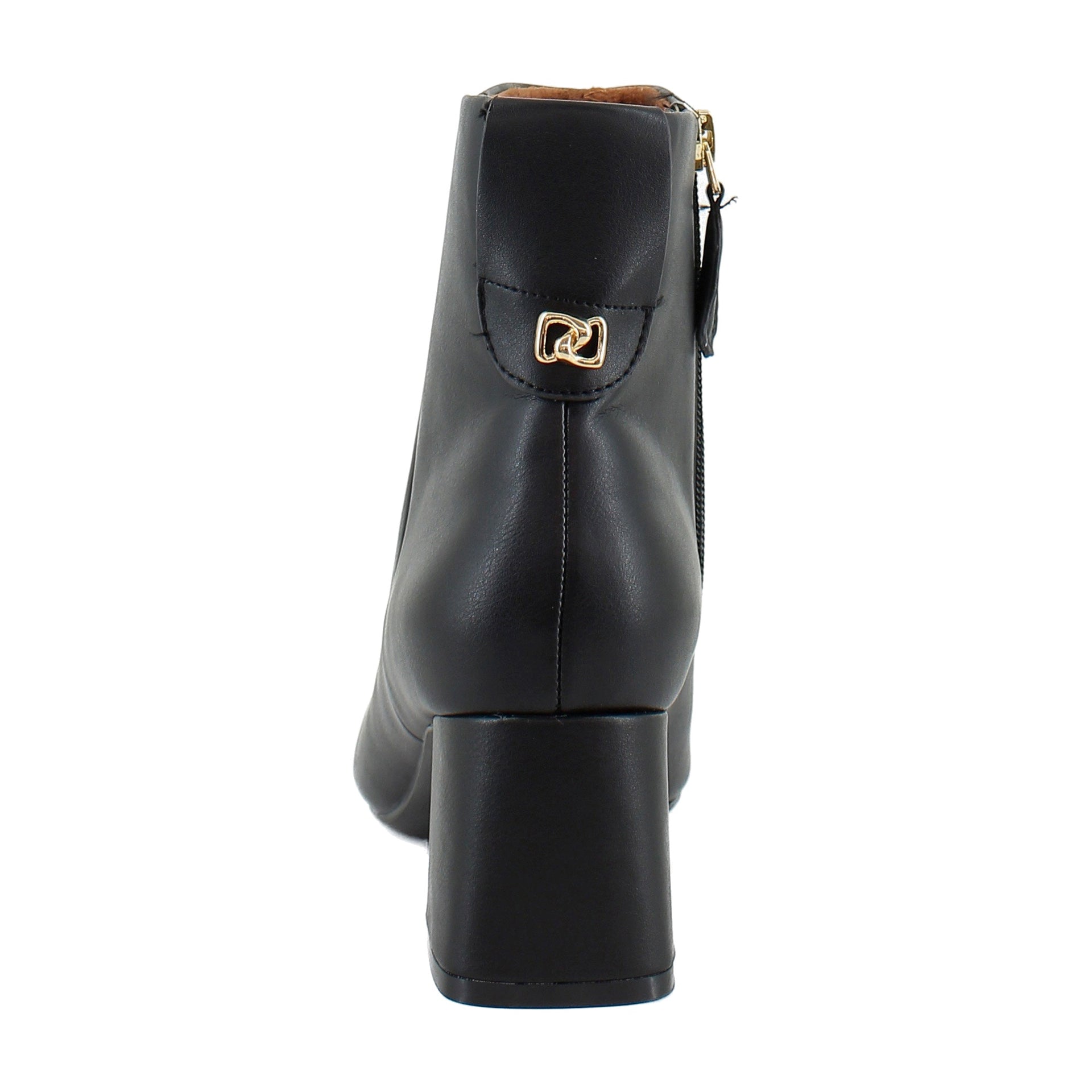 Black Faux Leather