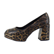Tobacco Multi Jaguar Print
