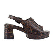 Glossy Leopard Faux Leather