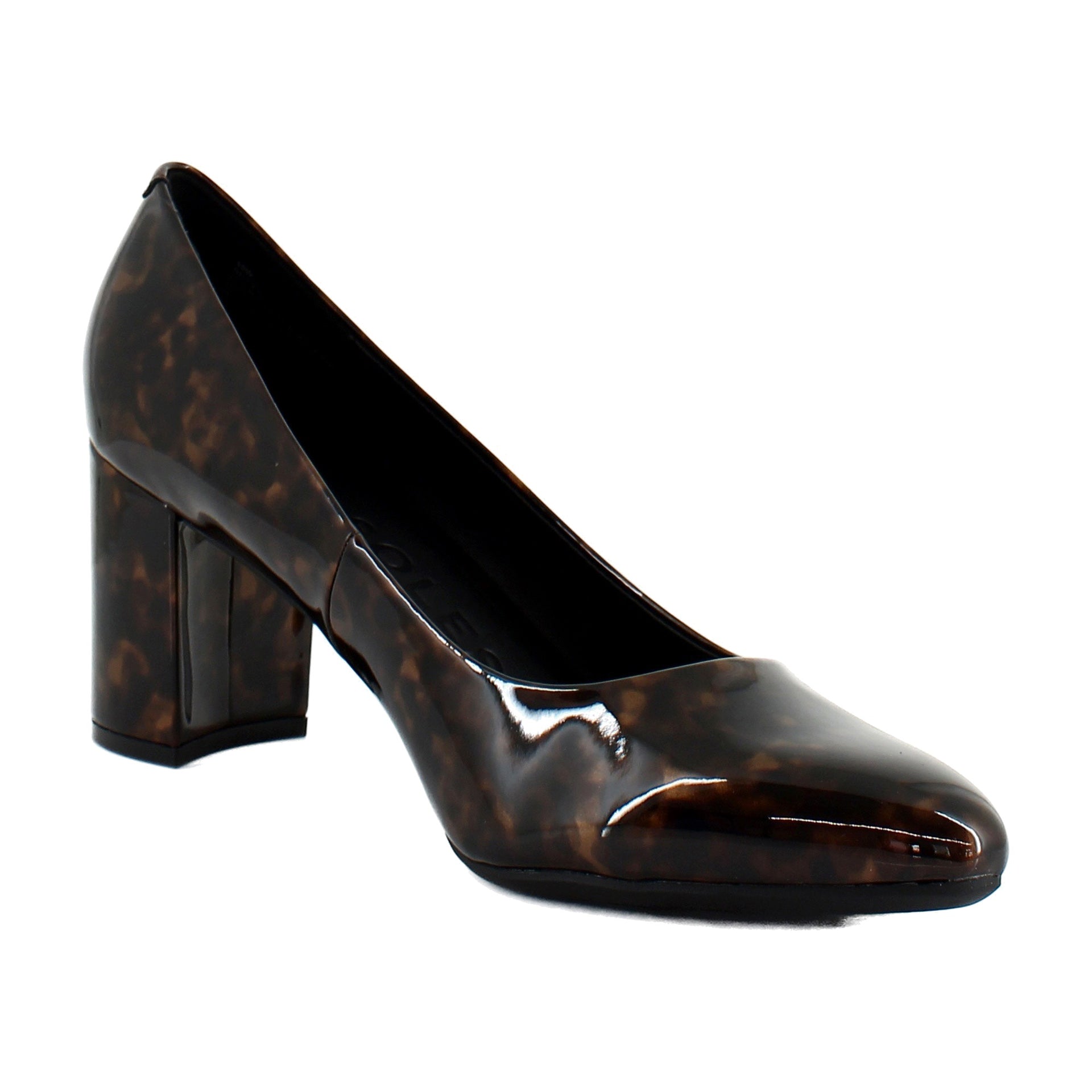 Tortoise Patent Faux Leather