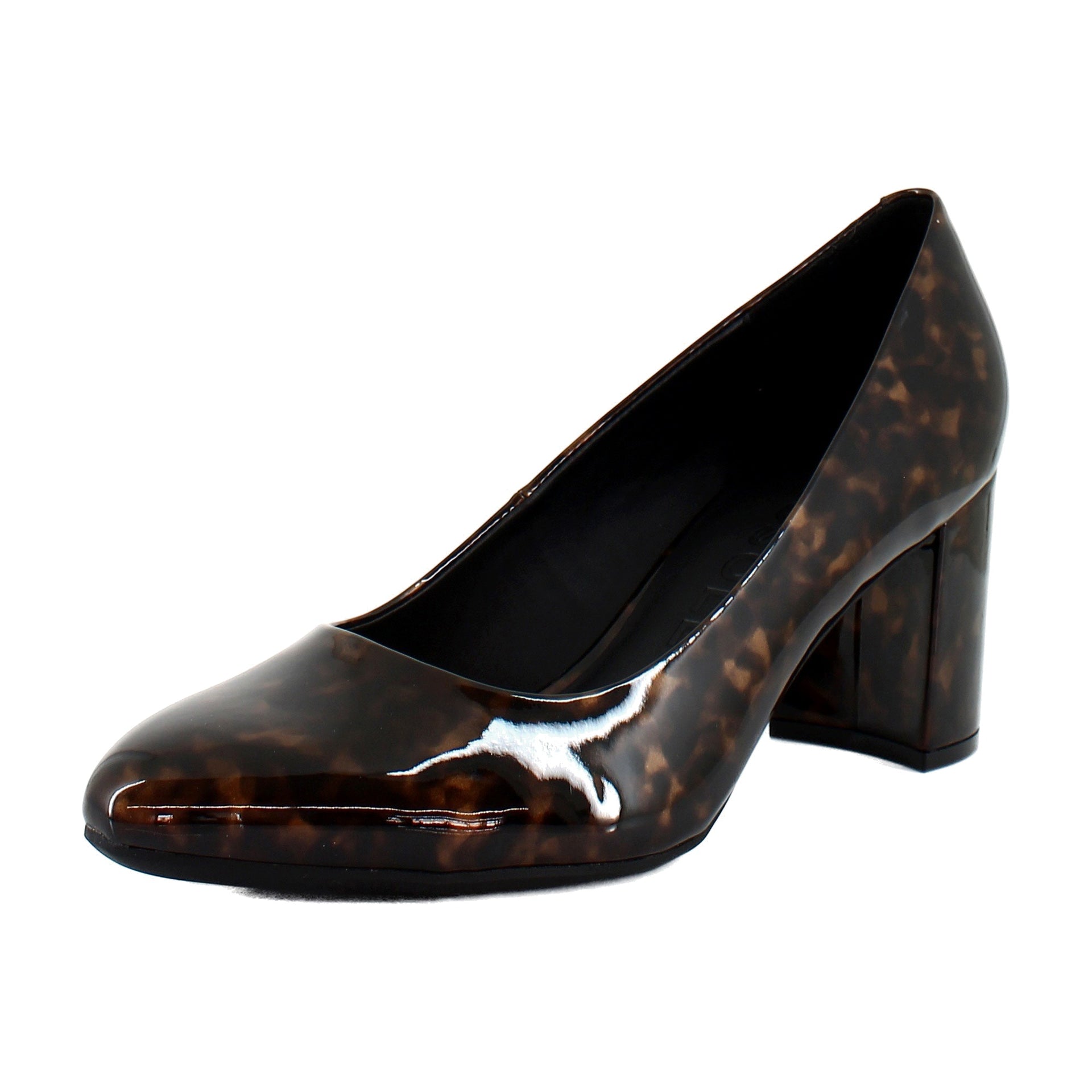 Tortoise Patent Faux Leather