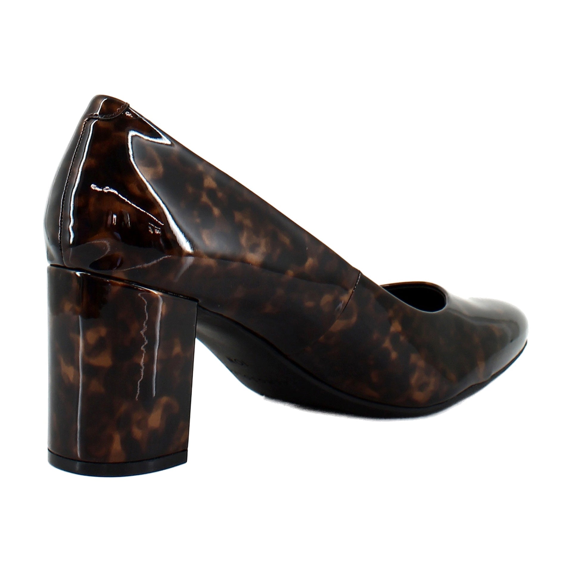 Tortoise Patent Faux Leather