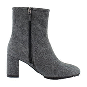 Gunmetal Stretch Lame