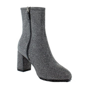 Gunmetal Stretch Lame