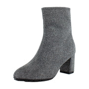 Gunmetal Stretch Lame