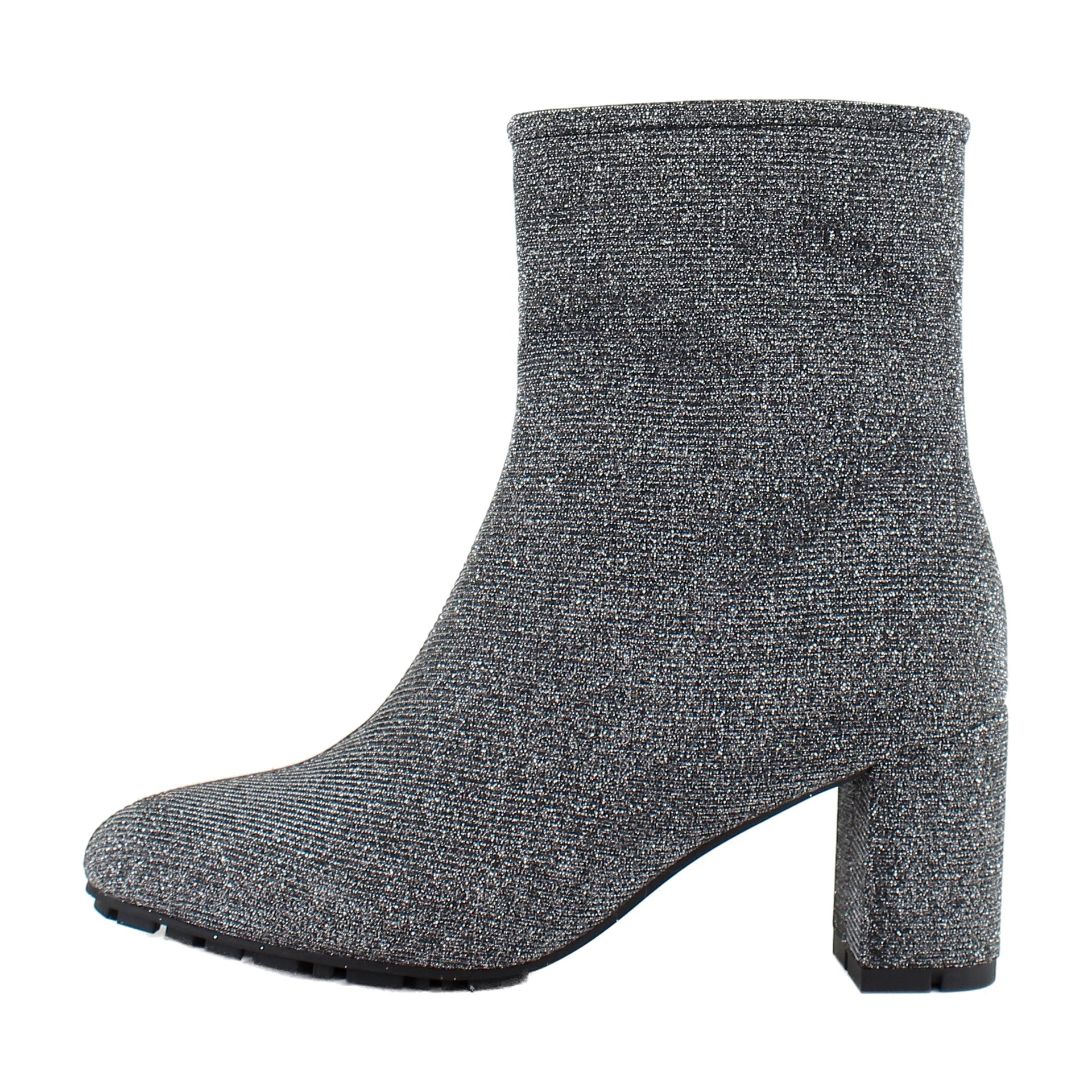 Gunmetal Stretch Lame