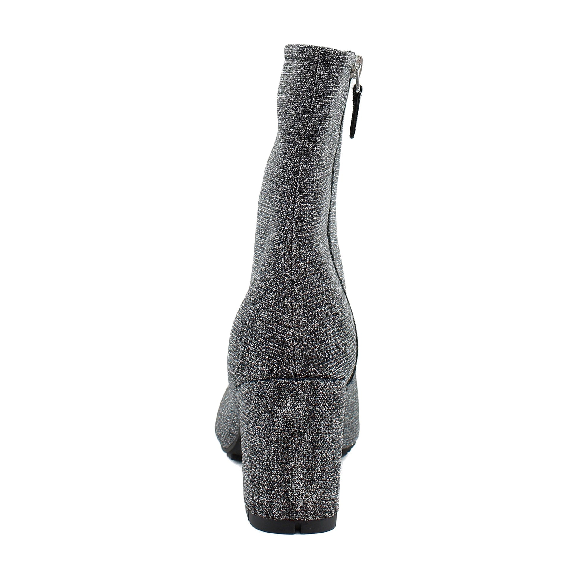 Gunmetal Stretch Lame