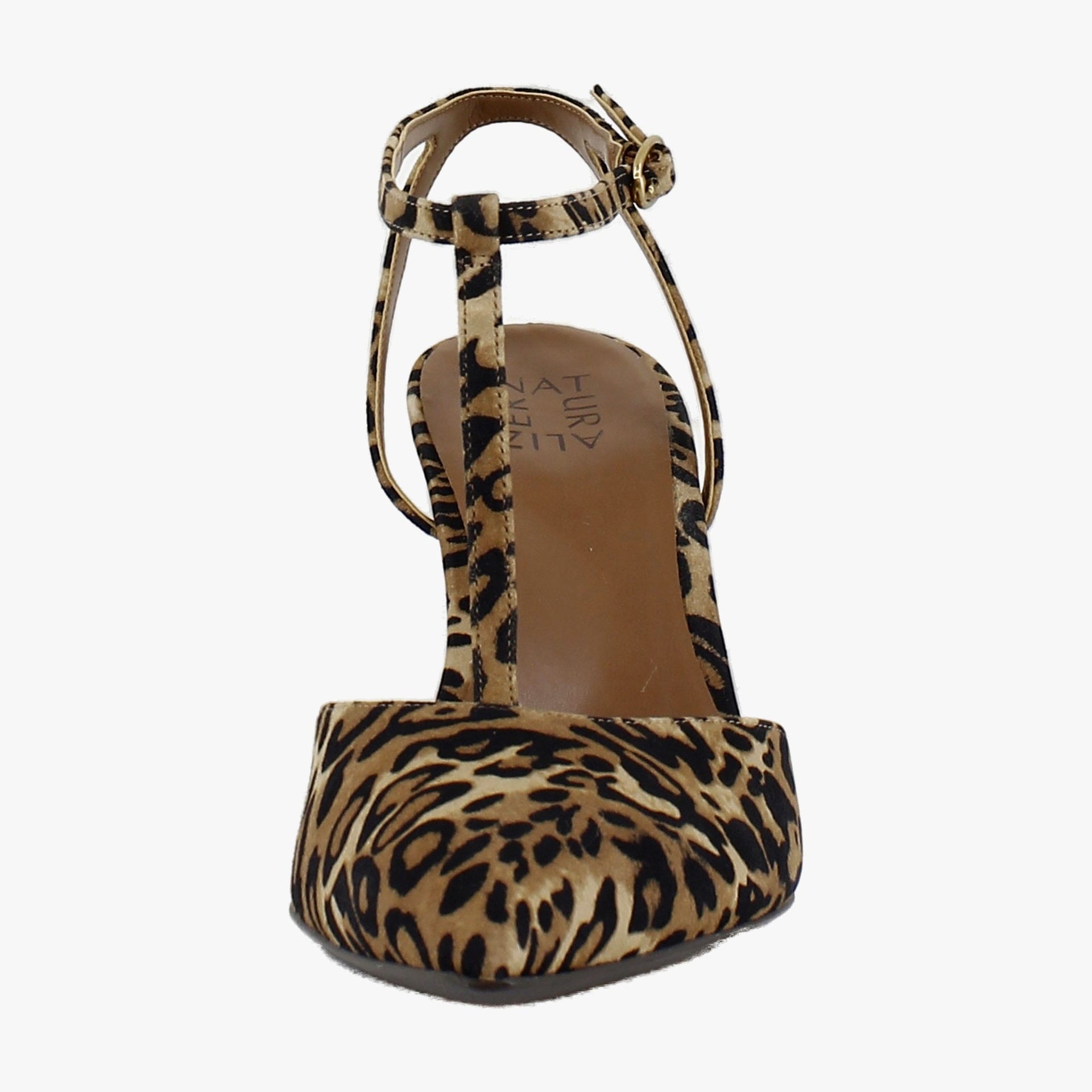 Dark Brown Leopard Suede