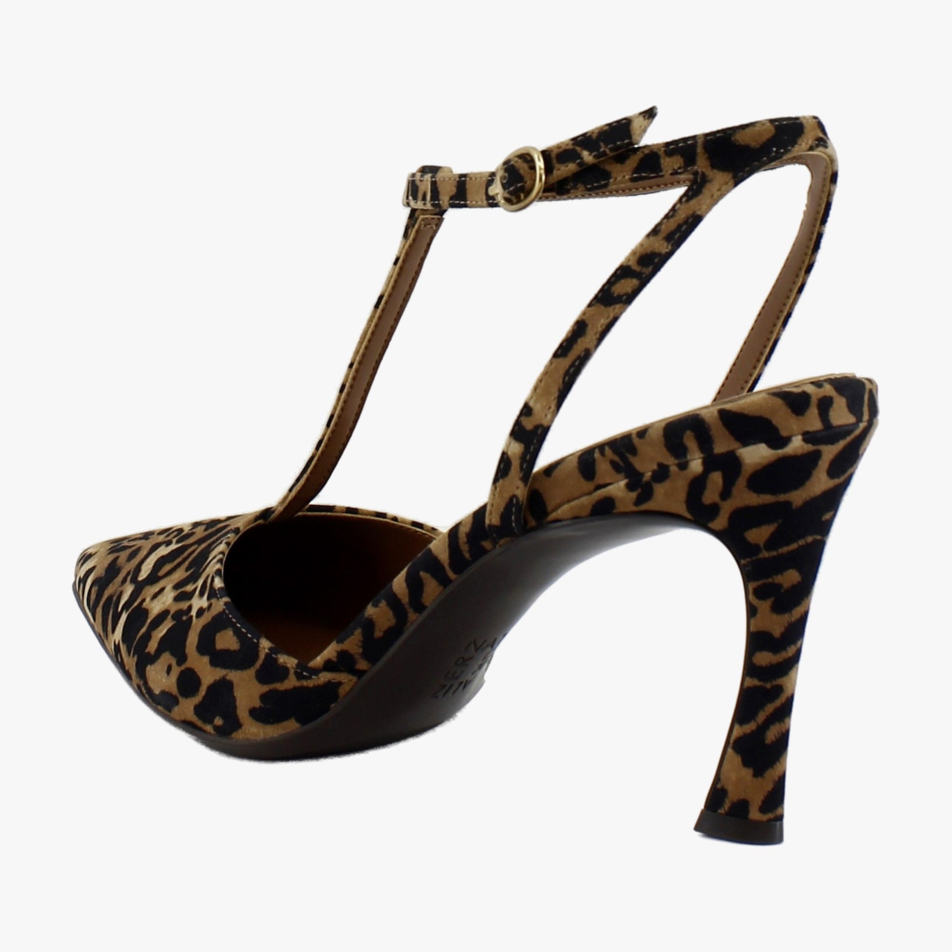 Dark Brown Leopard Suede