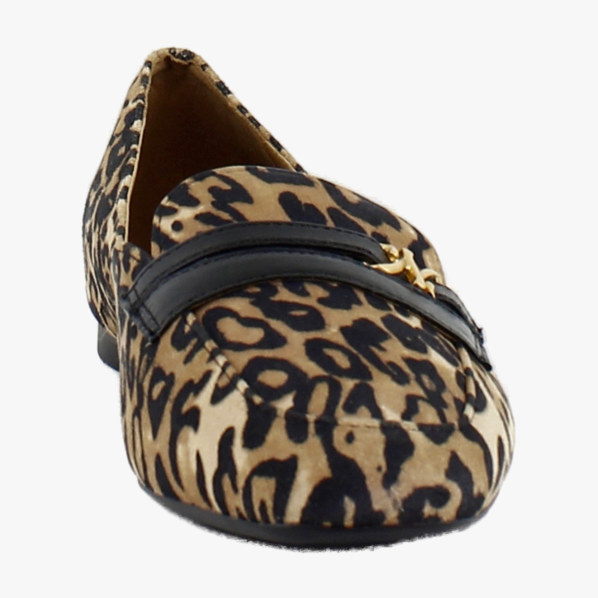Dark Brown Leopard Suede