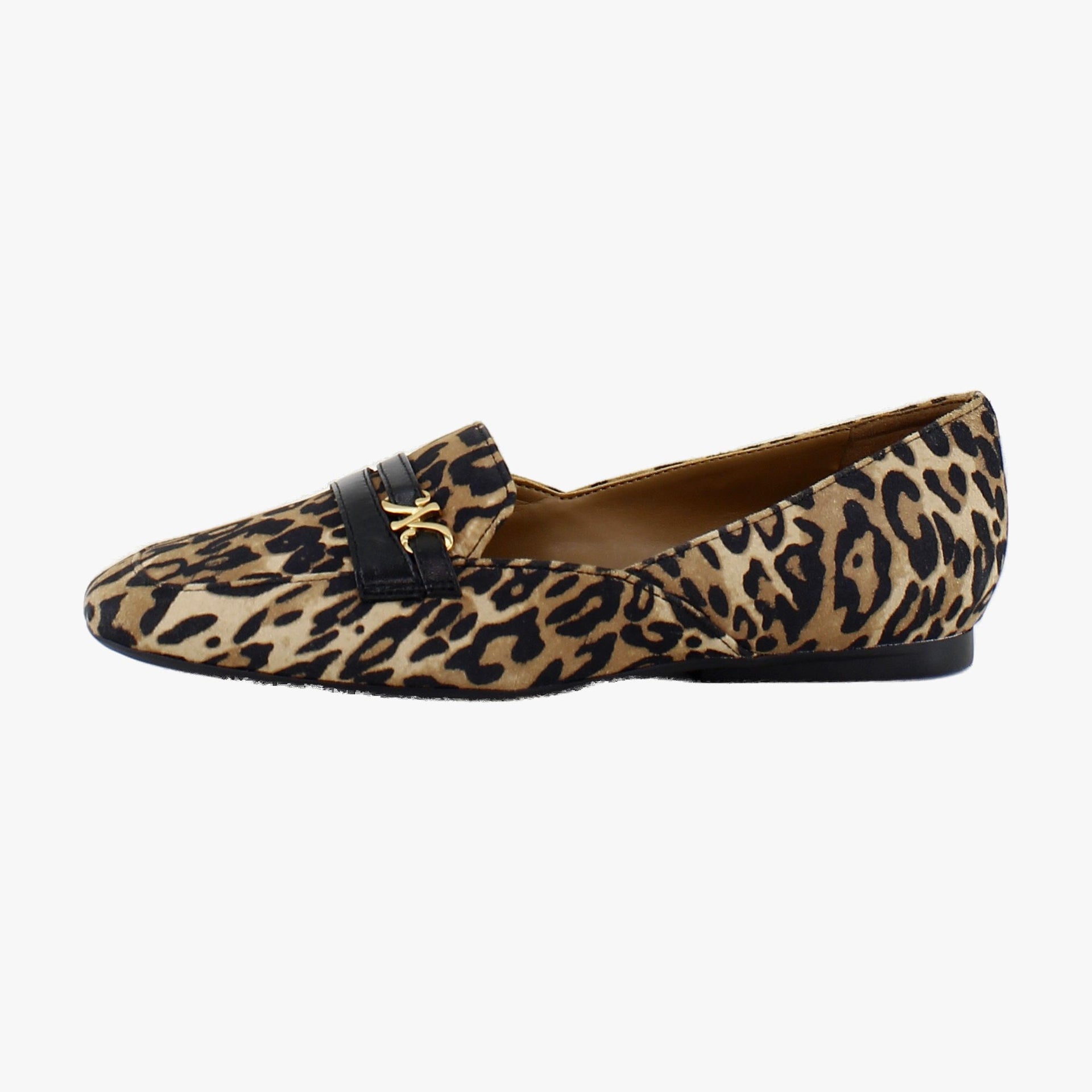Dark Brown Leopard Suede