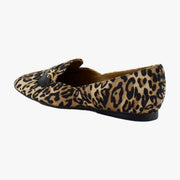 Dark Brown Leopard Suede