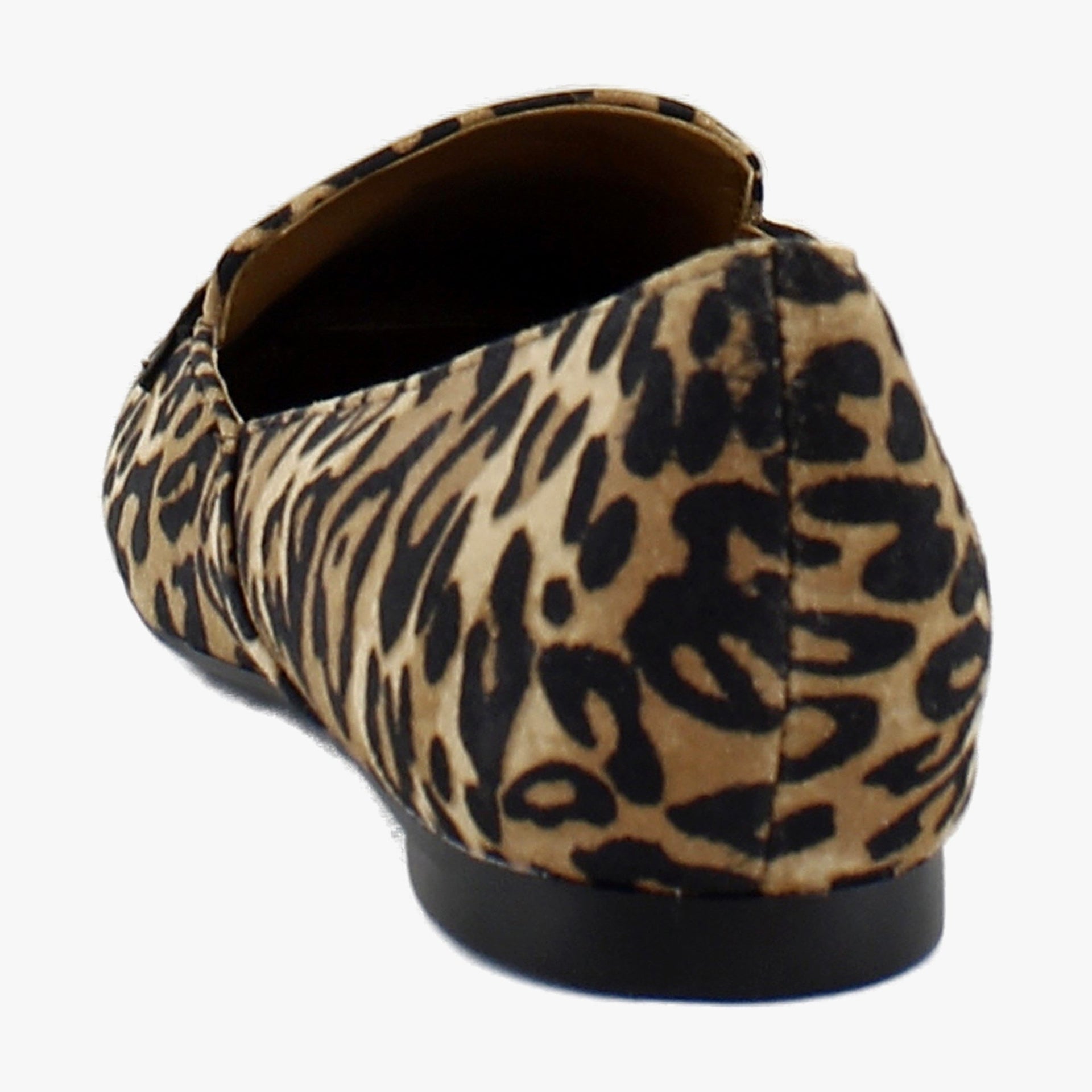 Dark Brown Leopard Suede