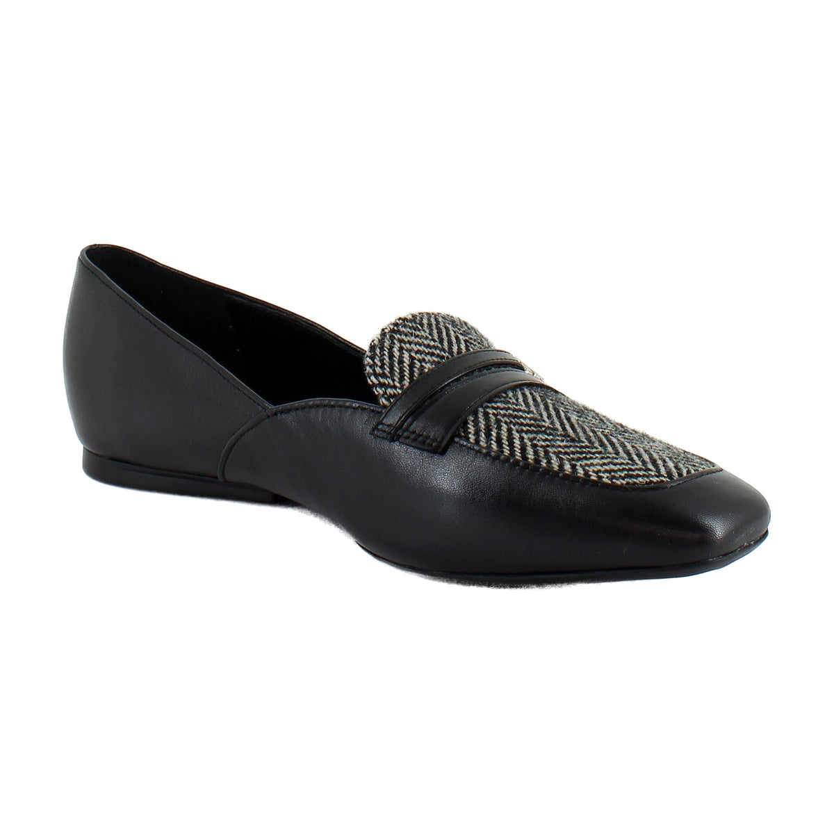 Black Multi Leather Fabric