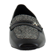 Black Multi Leather Fabric