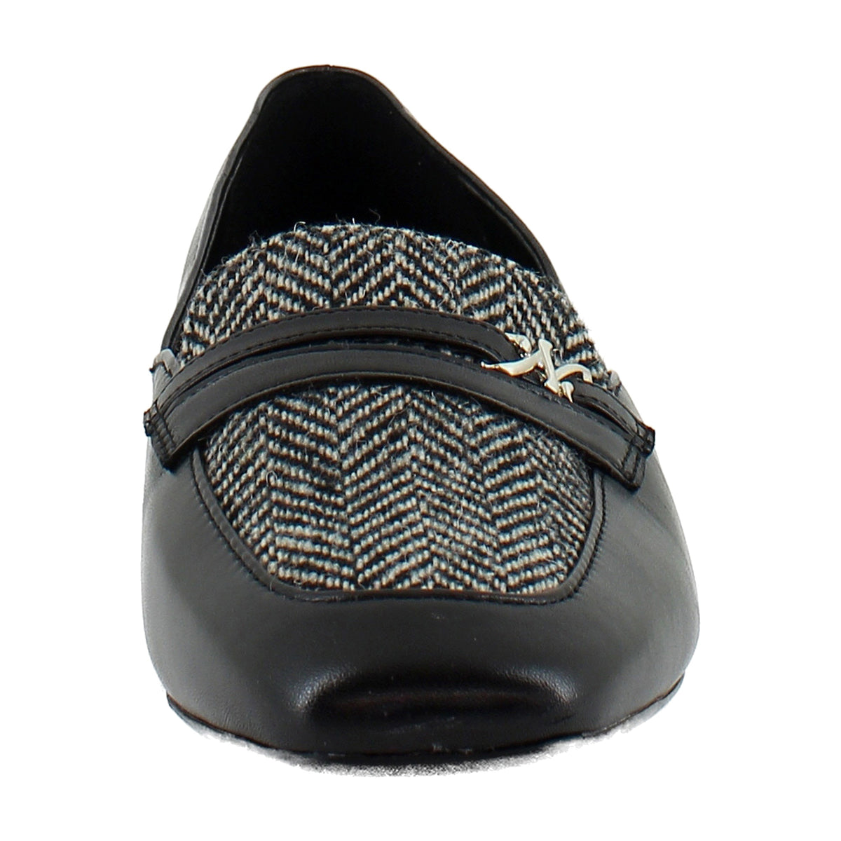 Black Multi Leather Fabric
