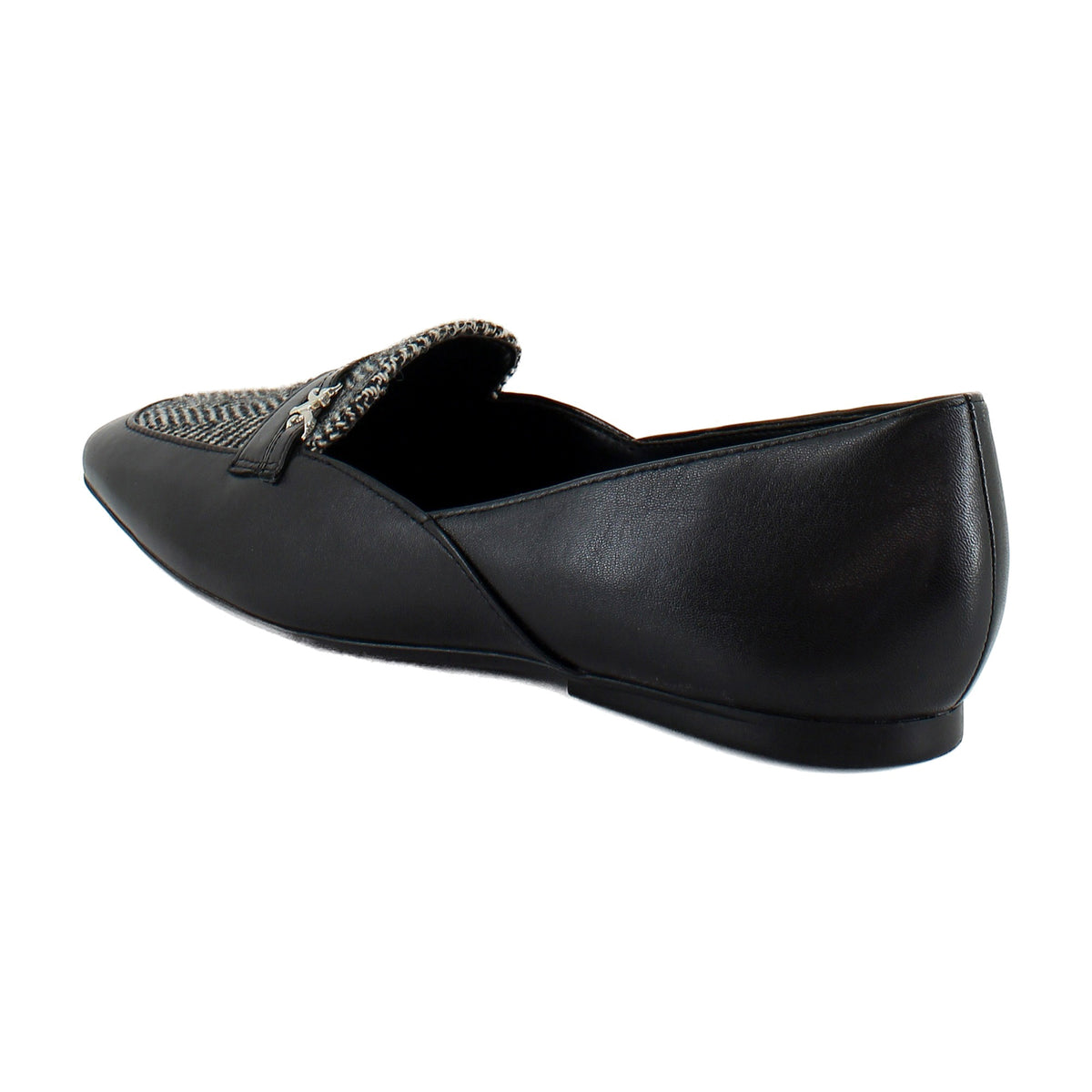 Black Multi Leather Fabric